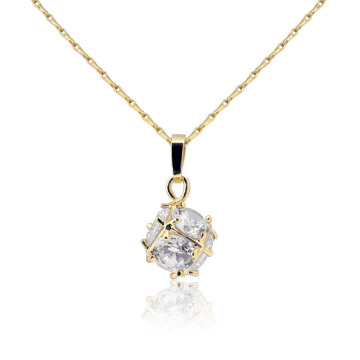 Zircon Ball Designs Collier en dames bijoux pour tous les jours